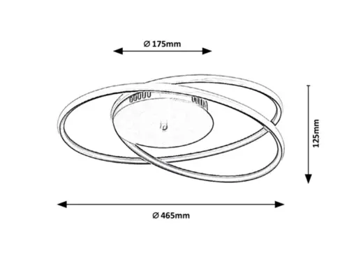 Stropné svietidlo Rabalux 3256 LED  40W 2900lm 3000K 230V IP20